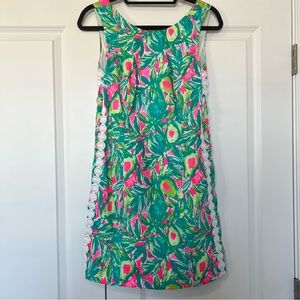 Lilly Pulitzer Mila Shift Dress Guac and Roll Avocado Size 4
